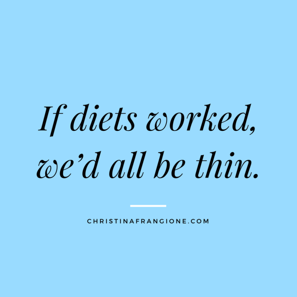 if diets worked wed all be thin